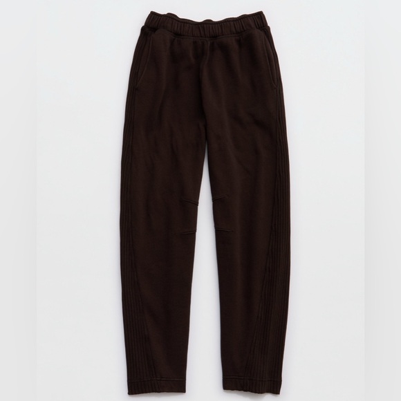 Aerie Oh Snap! Barrel sweatpant deep earth - Picture 3 of 4